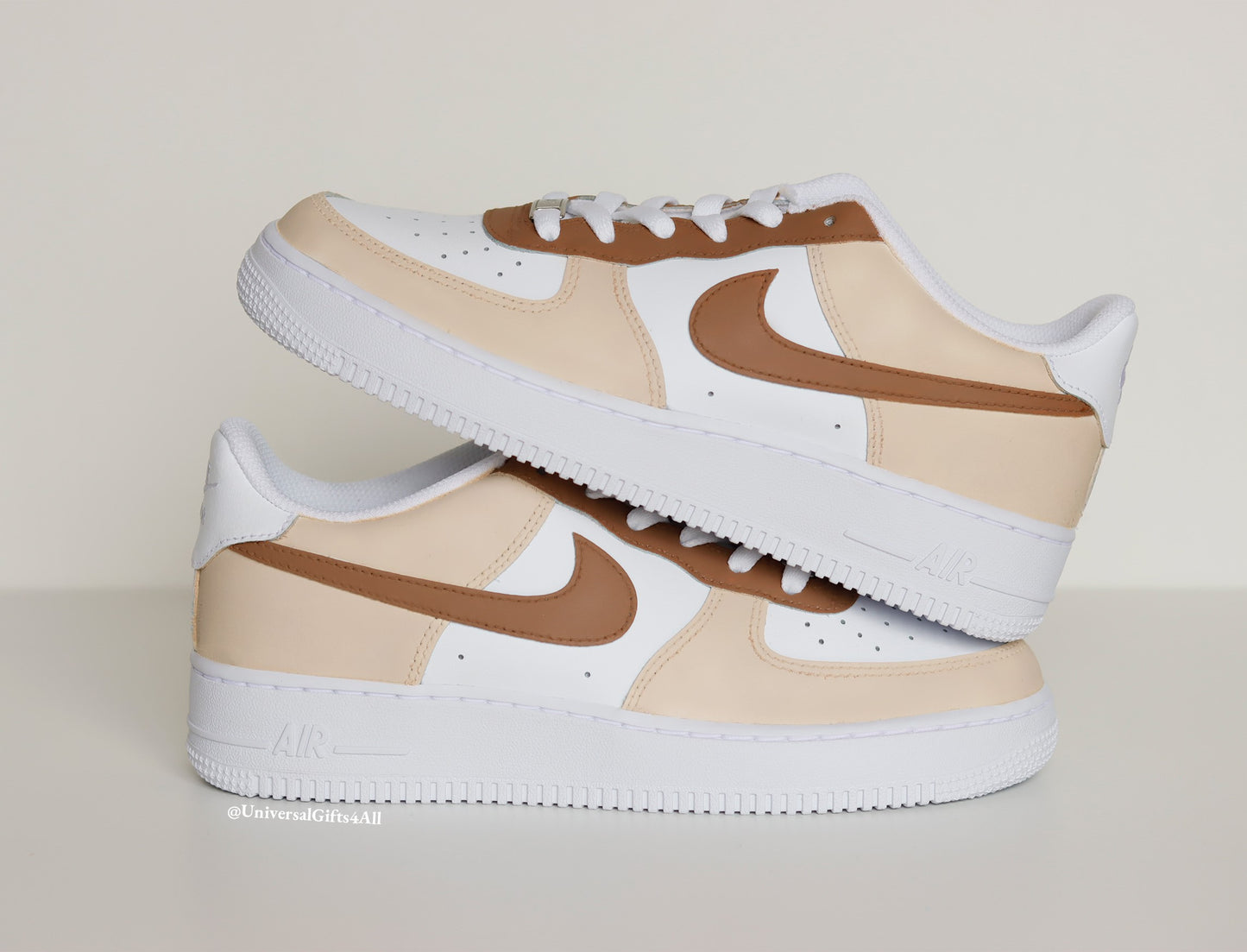 'Mushroom Beige' Custom Air Force 1 sneaker