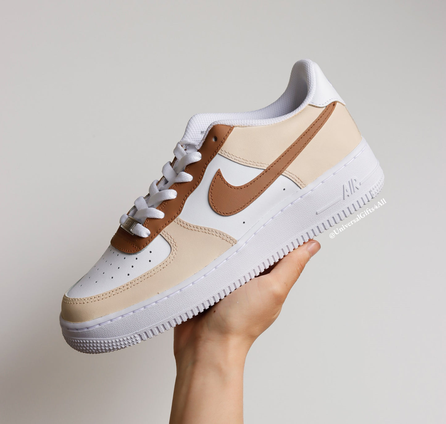 'Mushroom Beige' Custom Air Force 1 sneaker