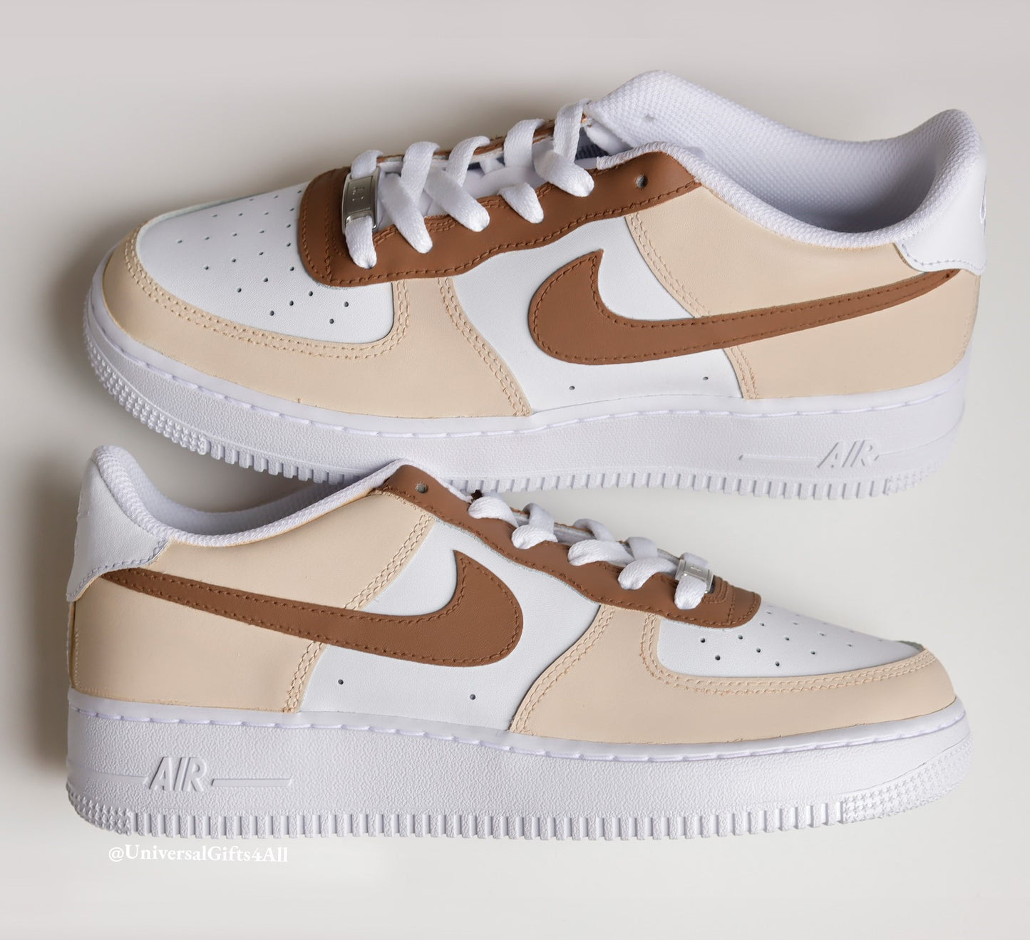 'Mushroom Beige' Custom Air Force 1 sneaker
