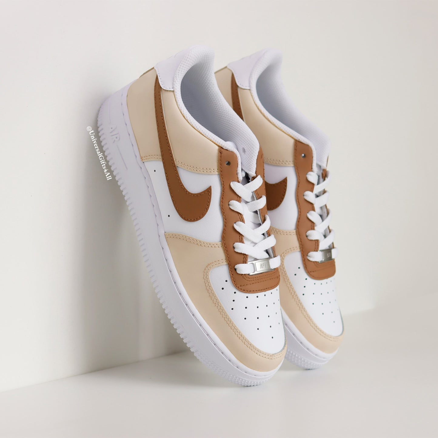 'Mushroom Beige' Custom Air Force 1 sneaker