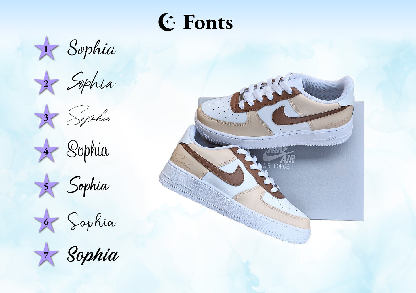 'Mushroom Beige' Custom Air Force 1 sneaker