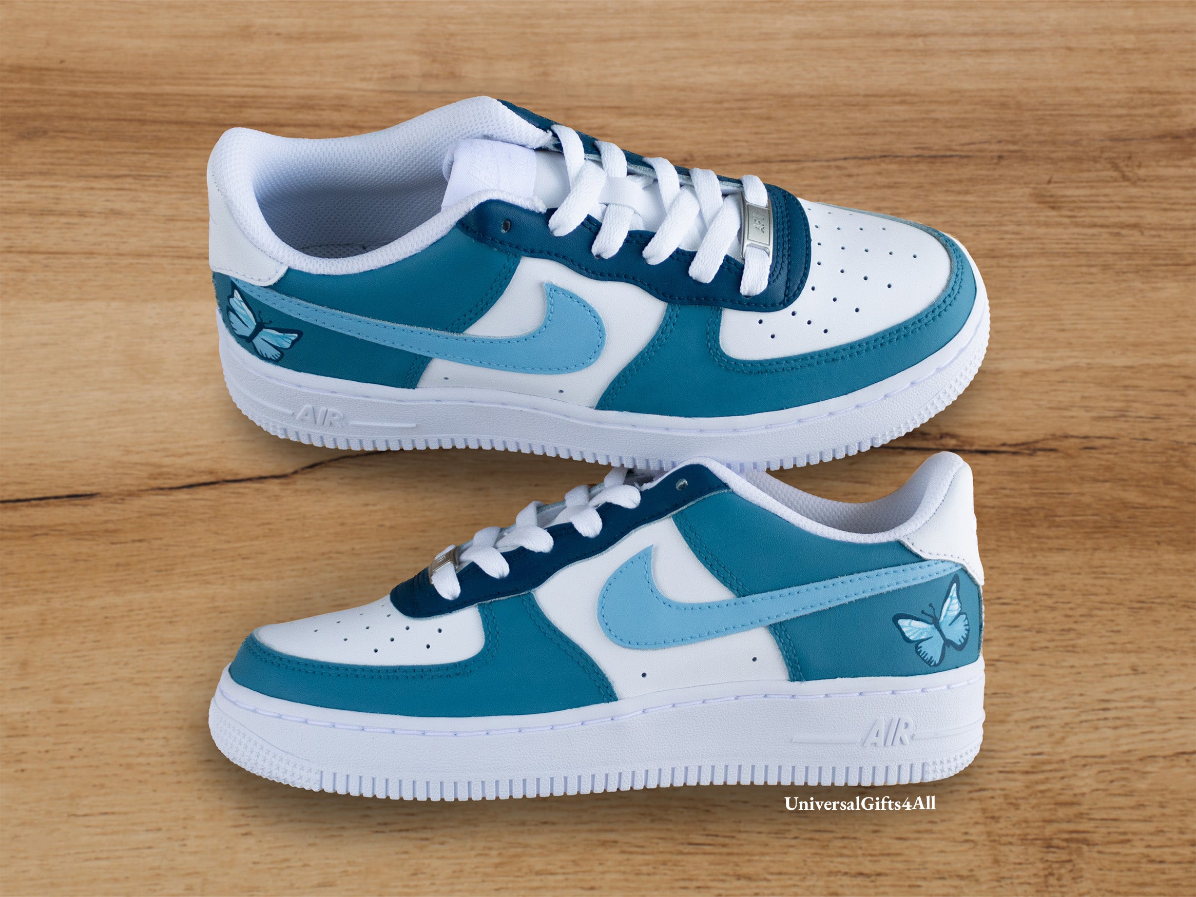 Butterfly Blue Air Force 1 custom Universal Gifts