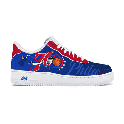 Custom Request Air Force 1 '76ers + Eagles + Couri + VIP Splatters'