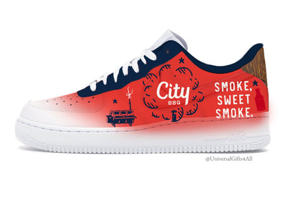 Custom Request Air Force 1 'Brand Sneaker Wall + VIP Splatters'