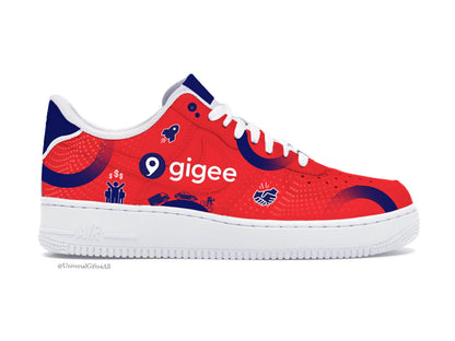 Custom Request Air Force 1 'Brand Sneaker Wall + VIP Splatters'