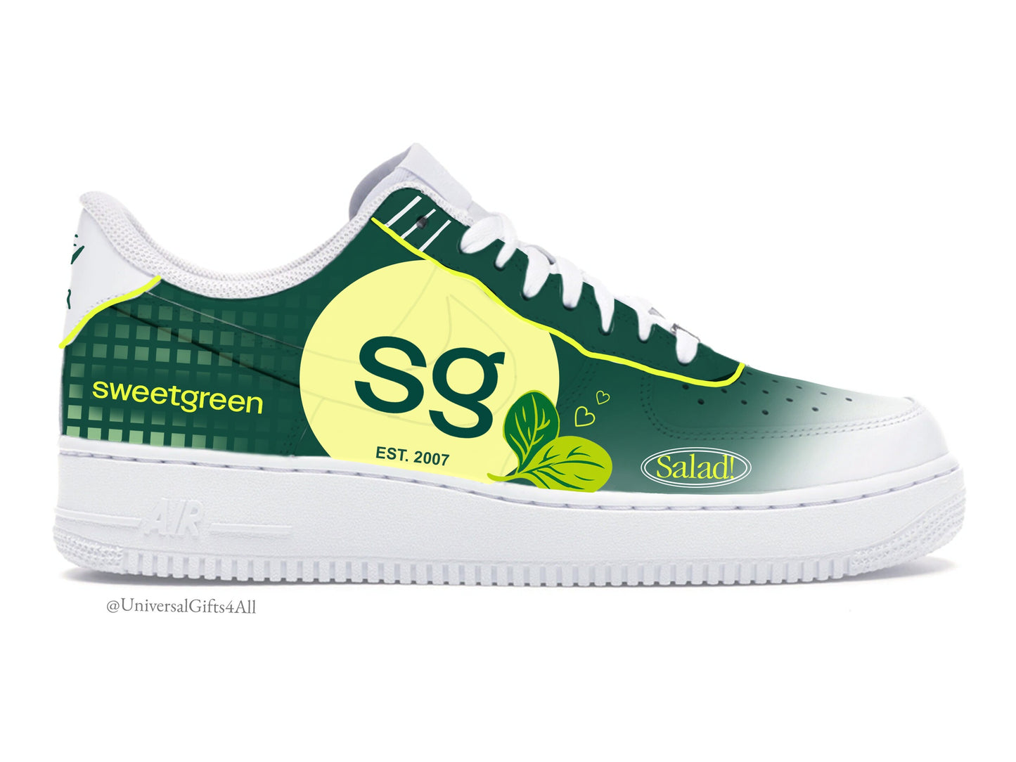 Custom Request Air Force 1 'Brand Sneaker Wall + VIP Splatters'