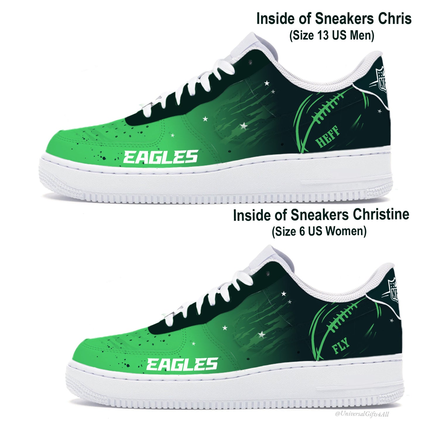 Custom Request Air Force 1 '76ers + Eagles + Couri + VIP Splatters'