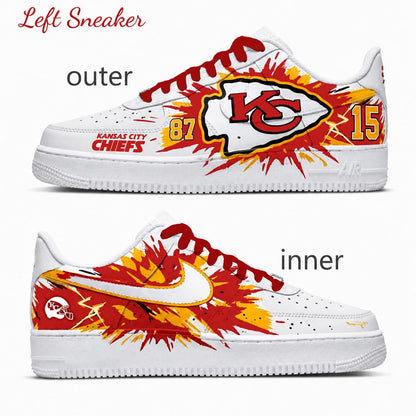 Custom Request KC 'Kansas City Chiefs' Air Force 1